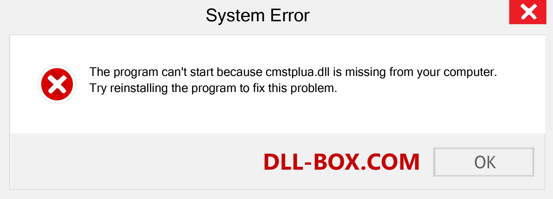  cmstplua.dll file is missing?. Download for Windows 7, 8, 10 - Fix  cmstplua dll Missing Error on Windows, photos, images