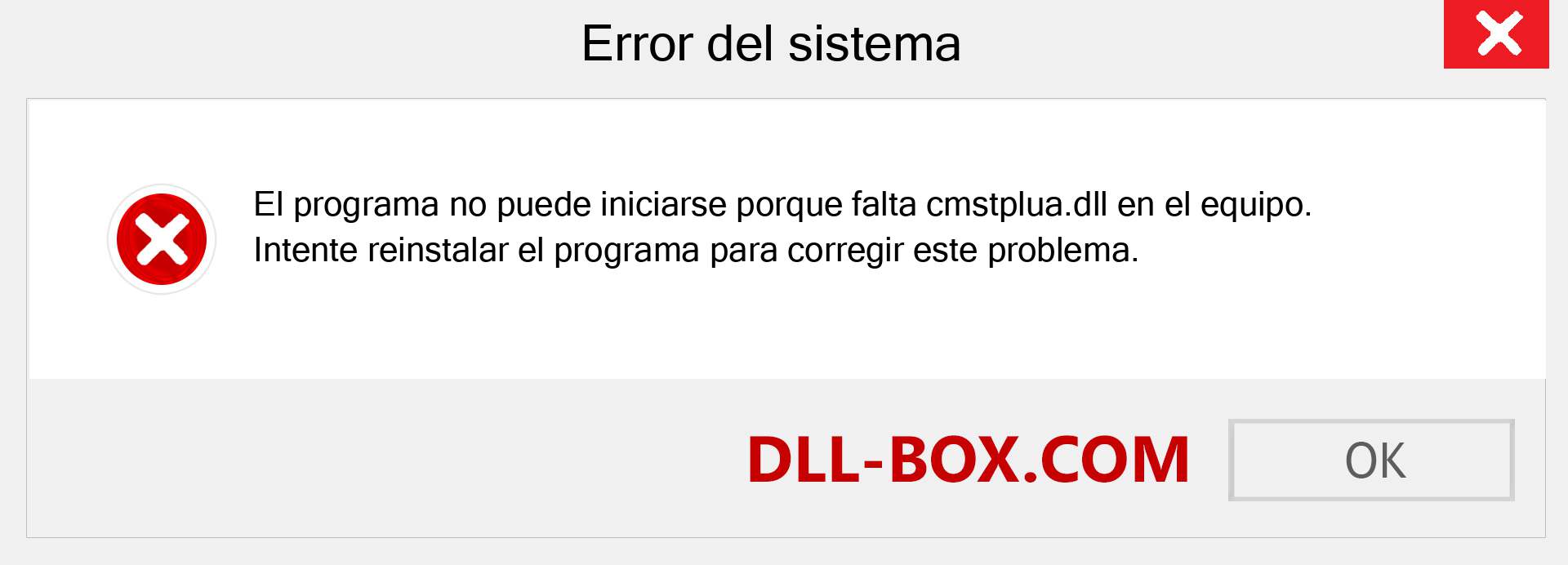 ¿Falta el archivo cmstplua.dll ?. Descargar para Windows 7, 8, 10 - Corregir cmstplua dll Missing Error en Windows, fotos, imágenes