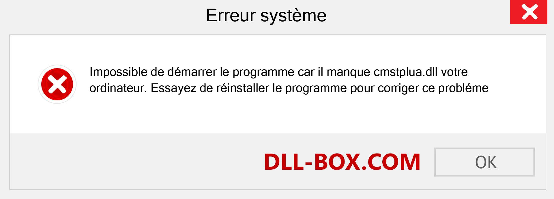 Le fichier cmstplua.dll est manquant ?. Télécharger pour Windows 7, 8, 10 - Correction de l'erreur manquante cmstplua dll sur Windows, photos, images